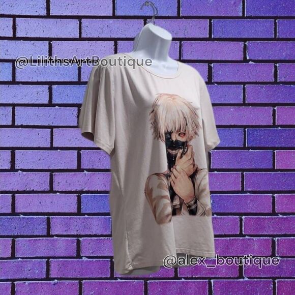 Tokyo Ghoul Ken Kaneki Shirt(L007)-Unisex Tees, Size XL - Picture 2 of 6